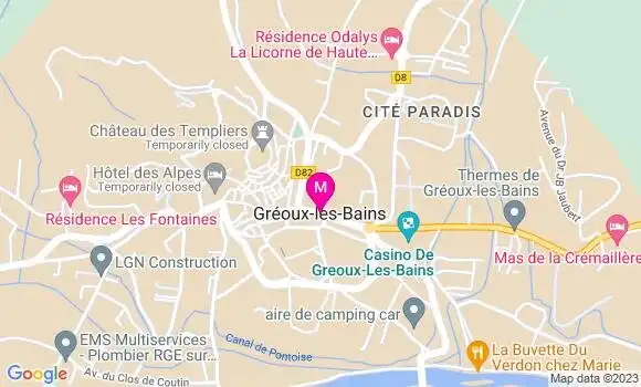Localisation Dr Chloris Leroux