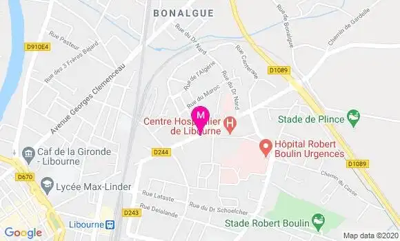 Localisation Dr Eric Lasseur