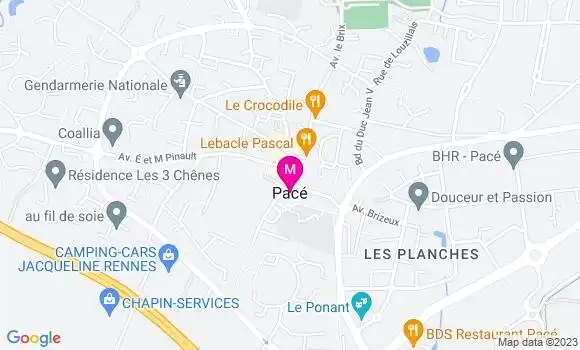 Localisation Dr Pauline De Farcy