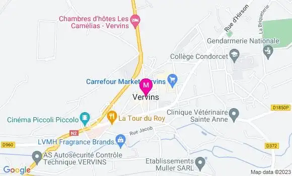 Localisation Dr Francois Gosset