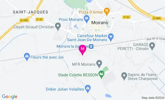 Localisation Dr Virginie Broussoux
