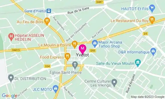 Localisation Dr Caroline Beaufils
