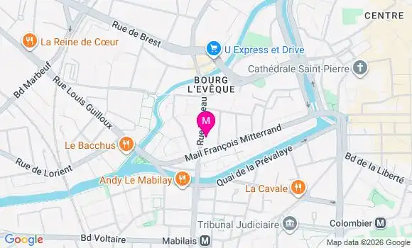 Localisation Dr Bénédicte Paradis
