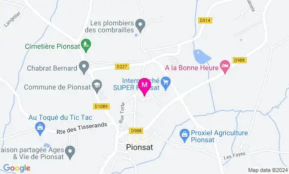Localisation Dr Ellen Duvoid