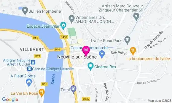 Localisation Dr Victorien Guichon