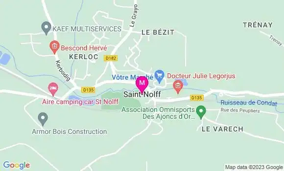 Localisation Dr Damien Le Bourhis