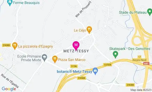Localisation Dr Melanie Philippe