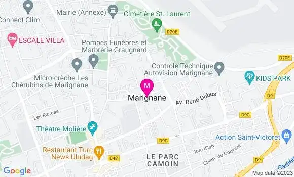 Localisation Dr Caroline Lombard