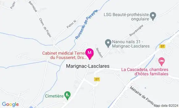 Localisation Dr Caroline Sinz Dages