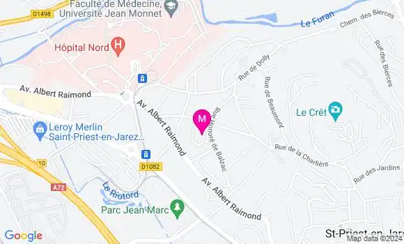 Localisation Dr Leslie Meunier