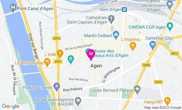 Localisation Dr Marie Catherine Vieu