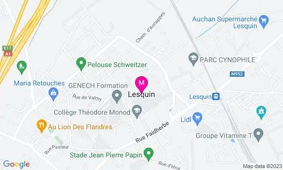 Localisation Dr Thibaud Gouthiere
