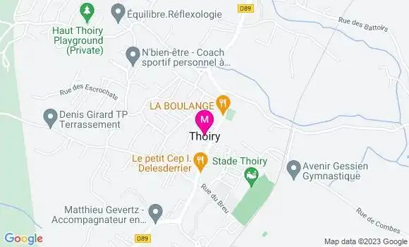 Localisation Dr Clementine Joulin