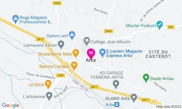 Localisation Dr David Bellocq