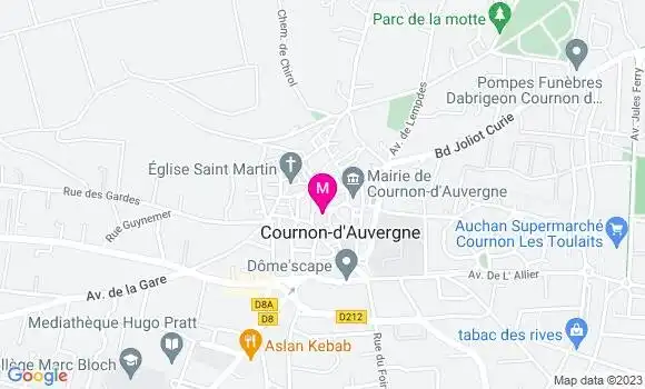 Localisation Dr Audrey Golliard