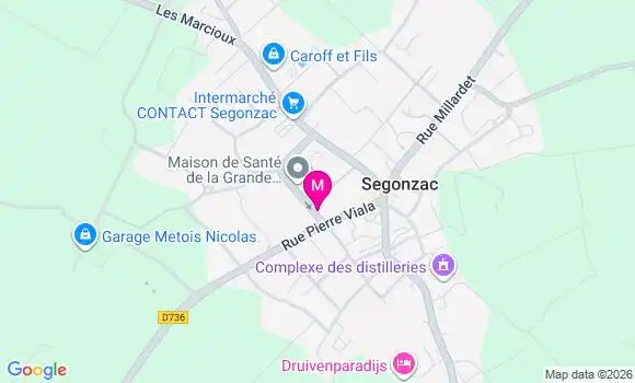 Localisation Dr Benjamin Brun