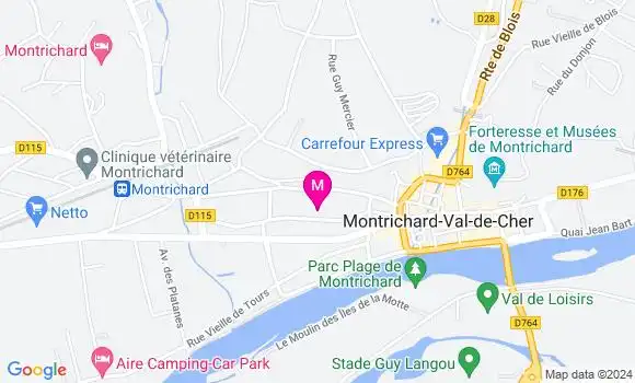 Localisation Dr Emilien Bech