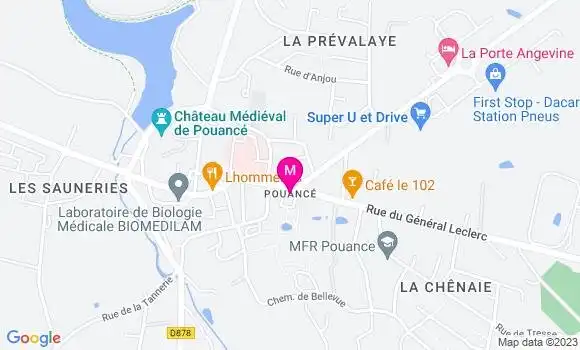 Localisation Dr Thomas Andre