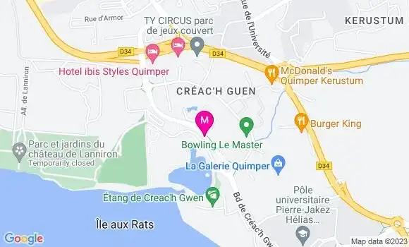 Localisation Dr Marie Castric Juignet