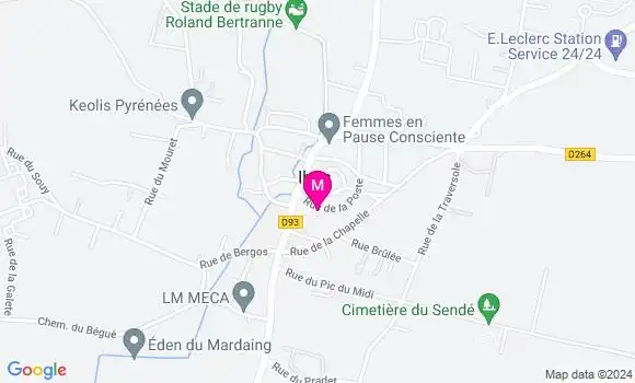 Localisation Dr Philippe Gabarre