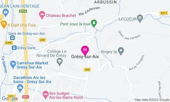 Localisation Dr Charles Victor Andre