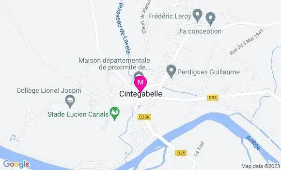 Localisation Dr Marine Deltour