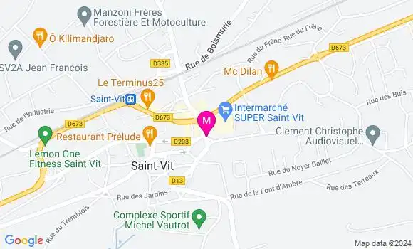 Localisation Dr Marion Bonvalot