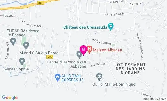 Localisation Dr Aurore Canela