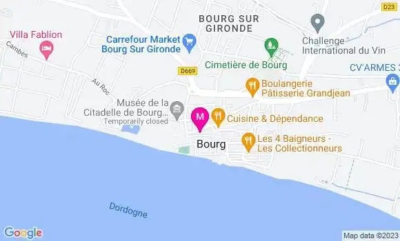 Localisation Dr Quentin Lecourt