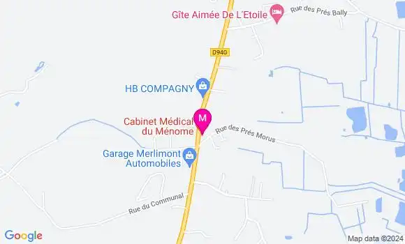 Localisation Dr Marine Ladon