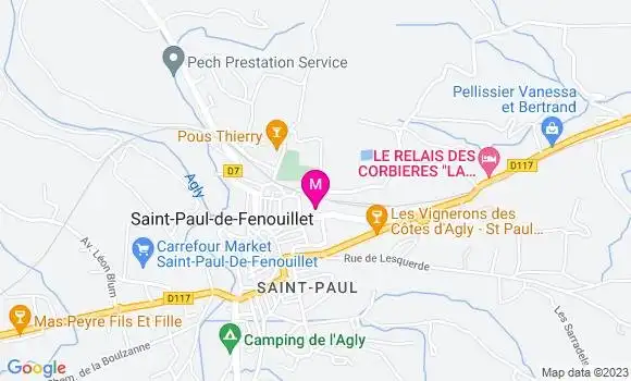 Localisation Dr Samuel De Bie