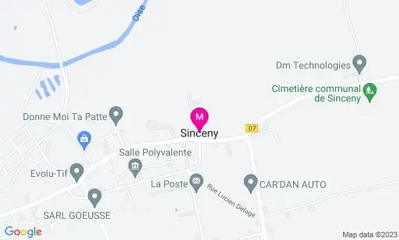Localisation Dr Lucie Duquenne
