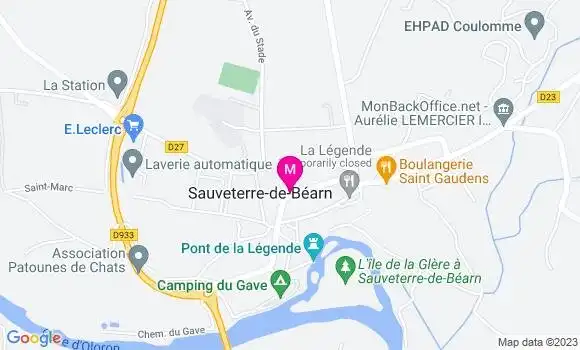 Localisation Dr Barbara Dumonet