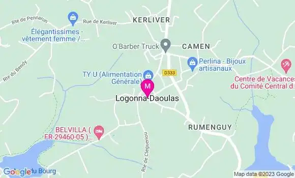 Localisation Dr Elise Le Nadan