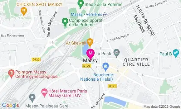 Localisation Dr Wulfran Bougouin