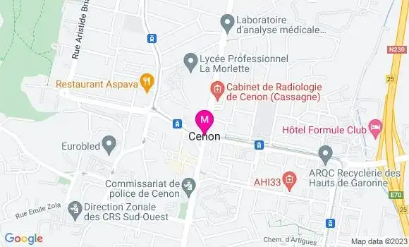 Localisation Dr Hugo Joachin