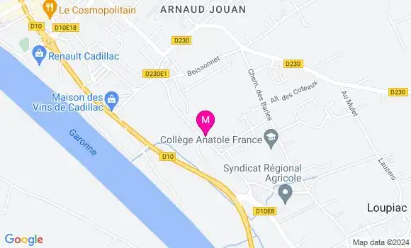 Localisation Dr Florent Bazile