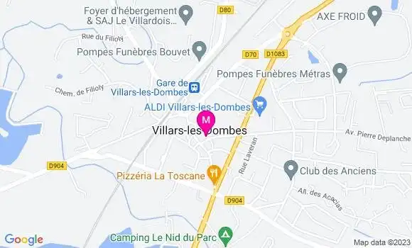 Localisation Dr Pauline Proton