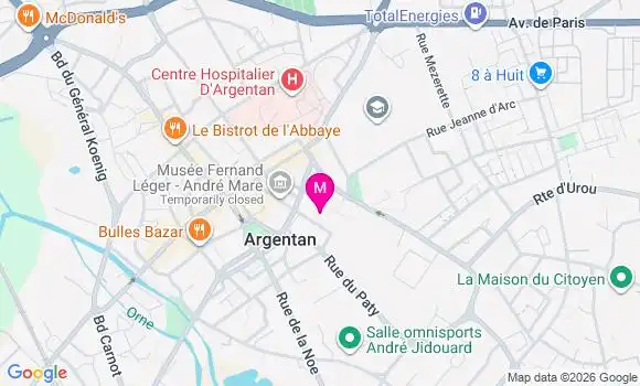 Localisation Dr Maria Isabel Benitez Bellon