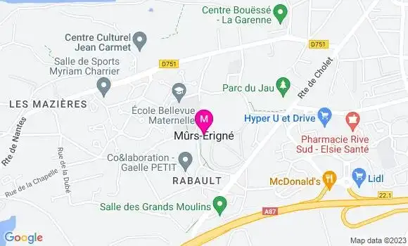Localisation Dr Olivia Semerle