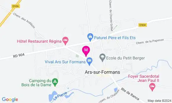 Localisation Dr François Cherpin
