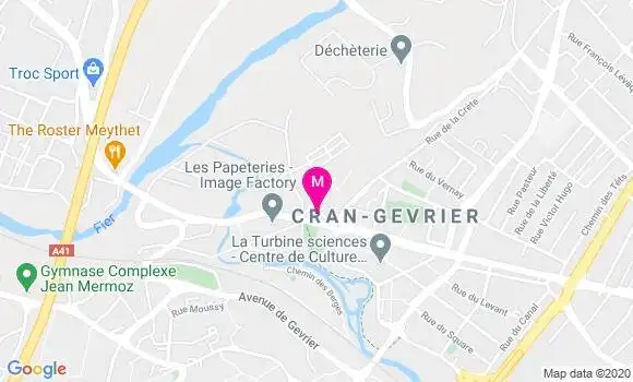 Localisation Dr Isabelle Payen
