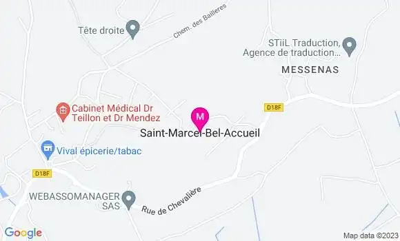 Localisation Dr Julie Champelovier