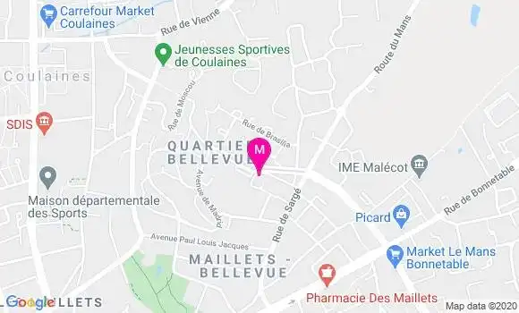 Localisation Dr Didier Nebout