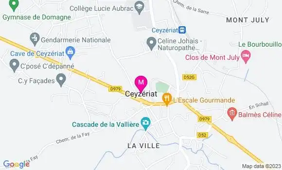 Localisation Dr Amandine Belhachemi