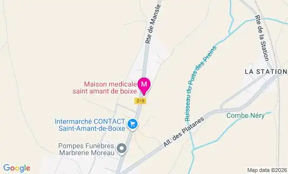 Localisation Dr Charlotte Farlet Baron
