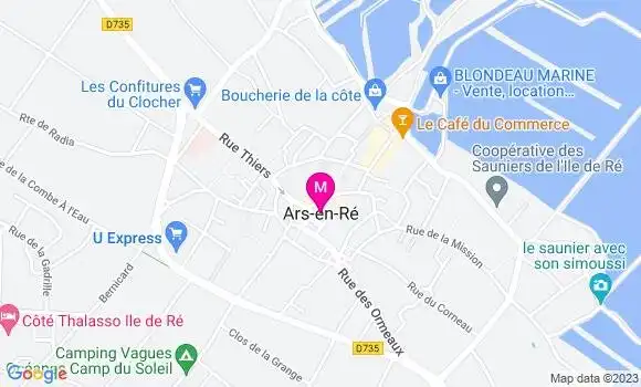 Localisation Dr Anne Charlotte Berthome Jauffrais