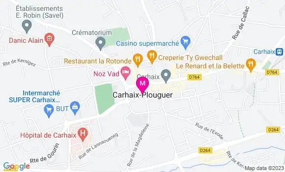 Localisation Dr Hugues Corbel