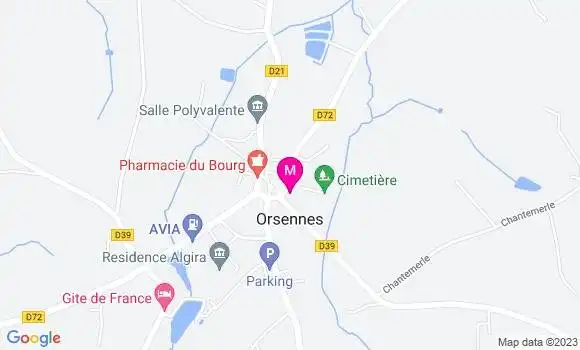 Localisation Dr Faustine Pinton