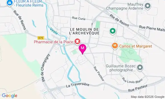 Localisation Dr Mathilde Fournier